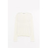 OUR LEGACY IVORY COTTON CREPE FINE HENLEY T SHIRT
